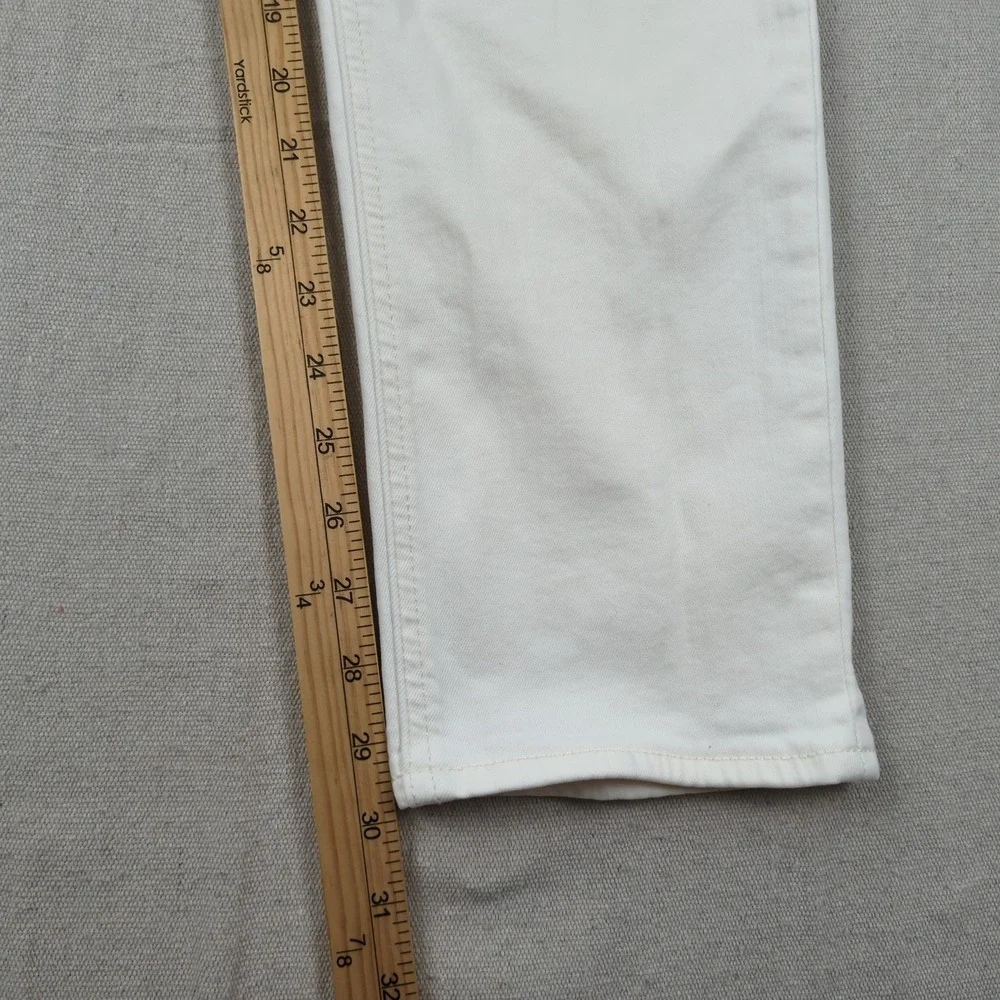 Banana Republic Mens 32x30 White Pants Traveler Slim Fit Golf Stretch Casual